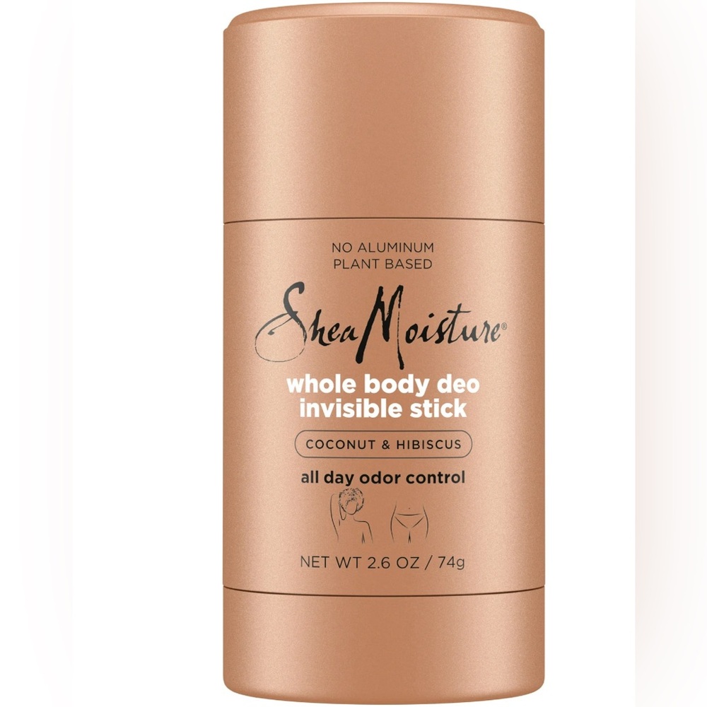 2 SheaMoisture Plant Based Women's Whole Body Invisible Deo Stick
